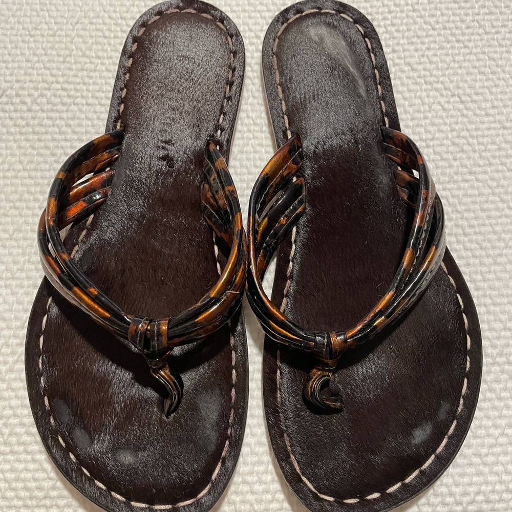 Bernardo Cheetah sandals